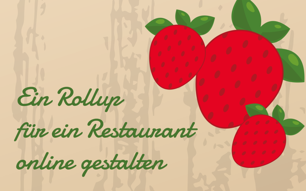 Ein Rollup gestalten 1 Ein Roll-Up online gestalten