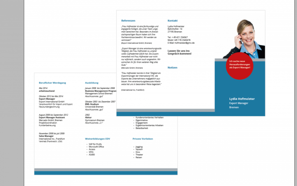 Tutorial Einen Bewerbungsflyer In Indesign Selbst Gestalten