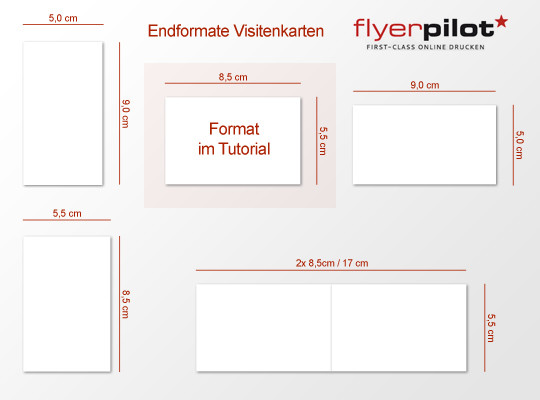 Thema Eine Visitenkarte Mit Photoshop Erstellen Und Bei Flyerpilot Drucken