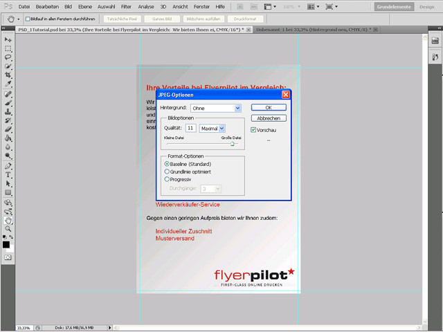 Flyer mit Photoshop erstellen - Flyer-Tutorial für Photoshop für Flyergestaltung