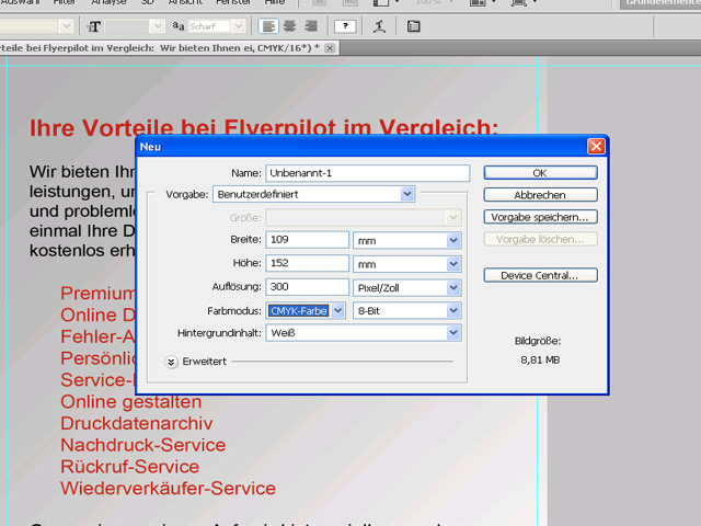 Tutorial Einen Flyer Mit Photoshop Erstellen Und Bei Flyerpilot Drucken