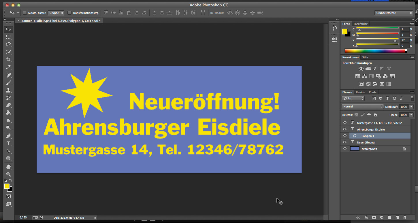 Werbebanner Und Planen Mit Photoshop Anlegen Und Drucken