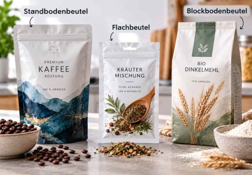 Drei Verpackungsarten im Vergleich