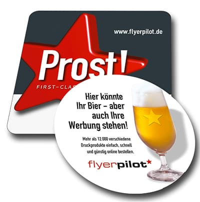 Bierdeckel online gestalten