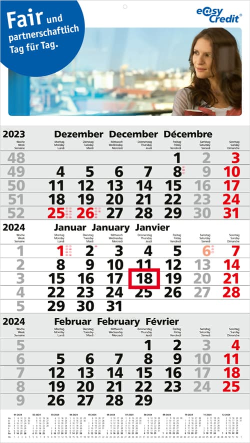 Kalender Postversand